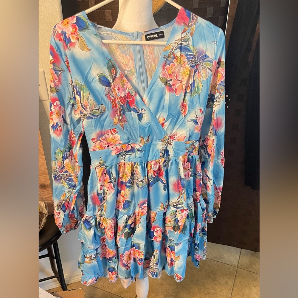 Summer floral dress size medium
